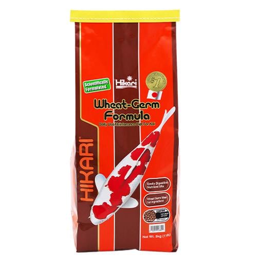 Корм плавающий для кои при холодной воде осень/весна Hikari Wheat Germ 5 кг Medium M 5,0-5,5 мм