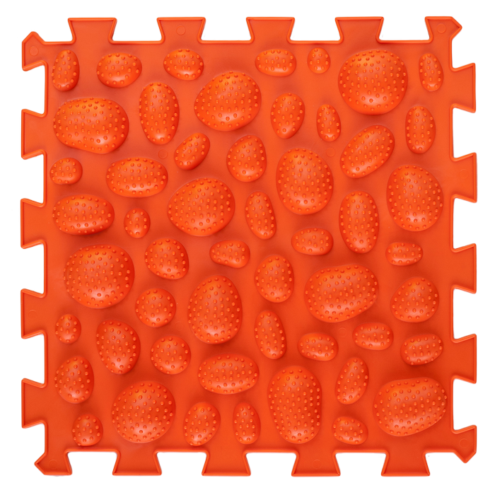 Розвиваючий килимок масажний ортопедичний Ortek Їжачки 1 ел. 26x26 см (OR00001449)