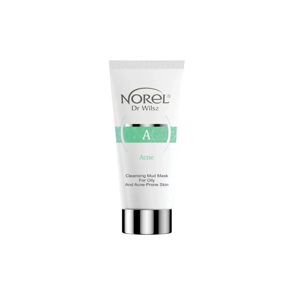 Маска для жирної шкіри з вугровим висипом Norel Acne Сleansing Mud Mask 100 мл (0161)