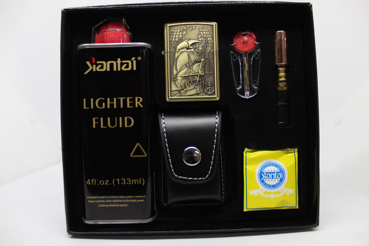 Подарочный набор ZIPPO с бензиновой зажигалкой Корабли №2-51 006 (2729770094)
