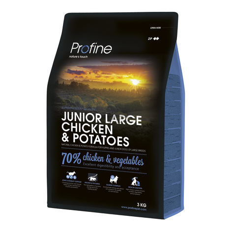 Корм для собак сухой Profine Junior Large Breed Chicken & Potatoes 3 кг