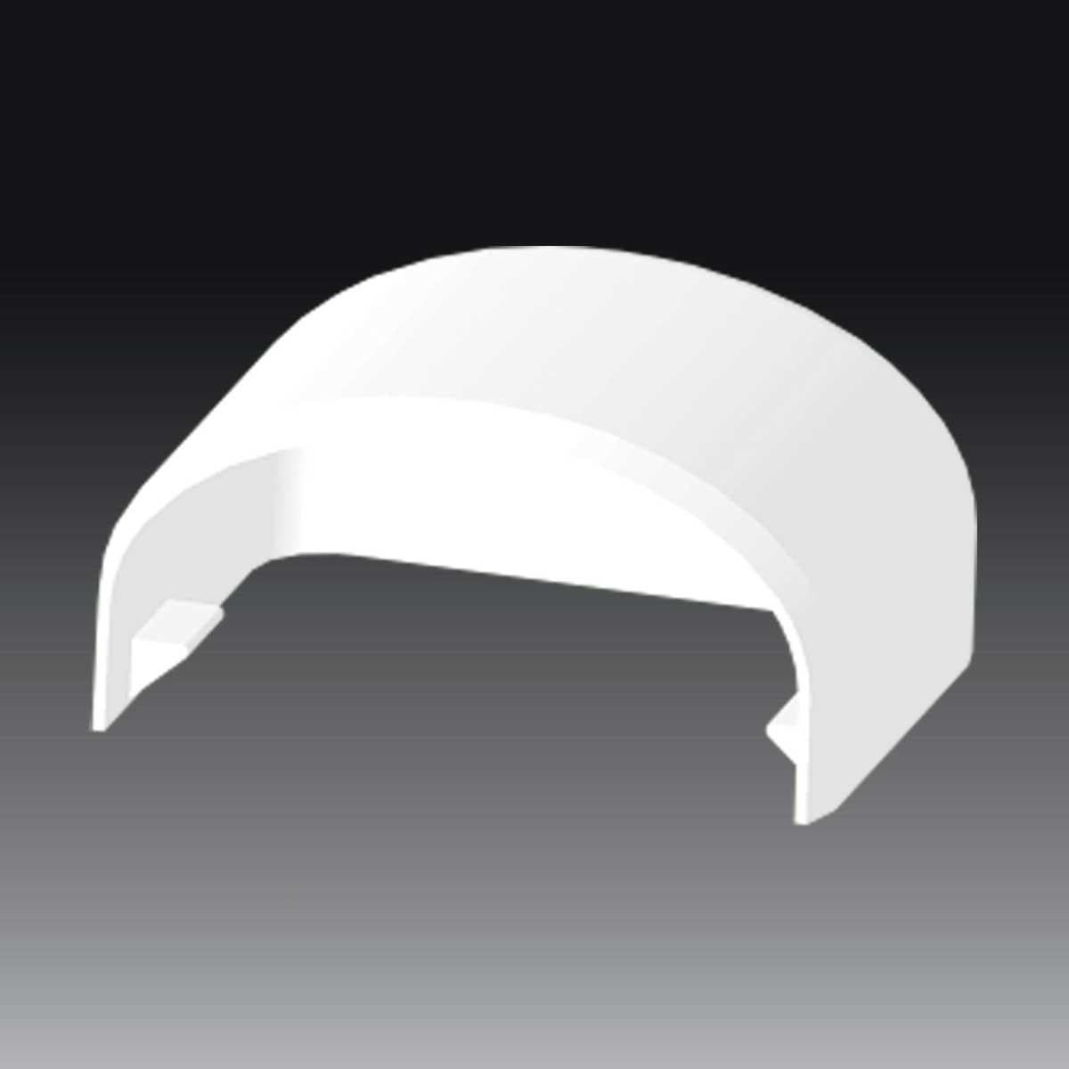 Заглушка KOPOS Элегант для короба LE 40x19 мм ПВХ Белый (8751_HB)