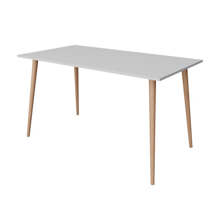 Стол обеденный прямоугольный Неман Лойс 1280х680 мм Белый/Ольха (46320)