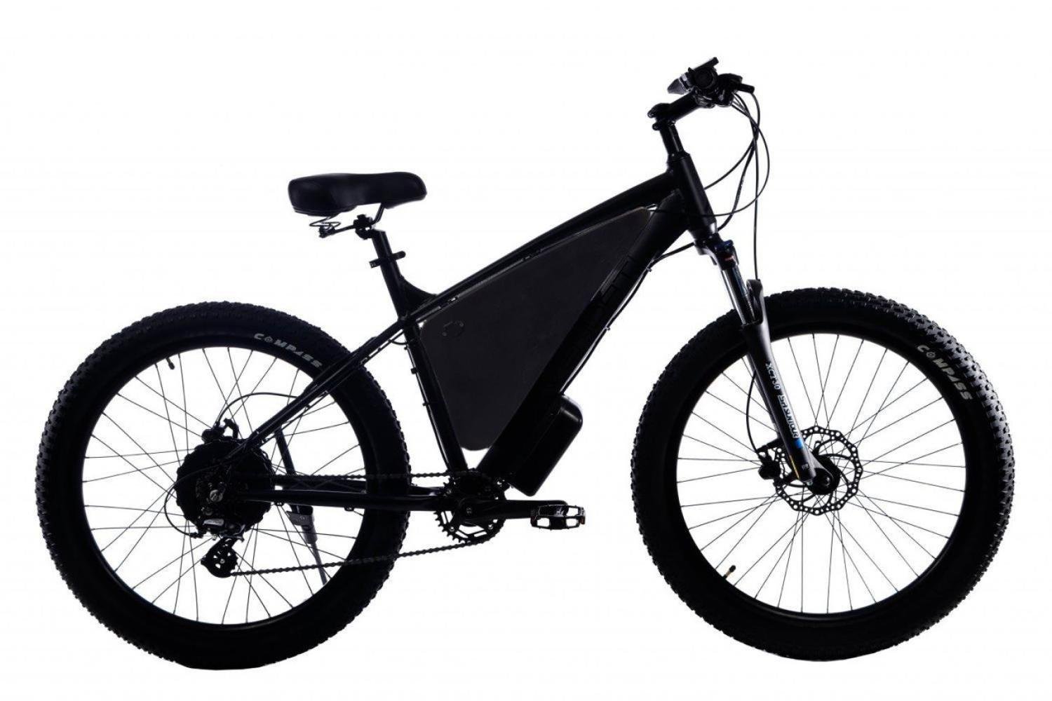 Електровелосипед для кур'єрів WENDAT MTB 3" 27,5"/48V/45 Ah/1000W/рама 19" Чорний матовий (WEN-MTB3-27548V45AH1000W-BLACK)