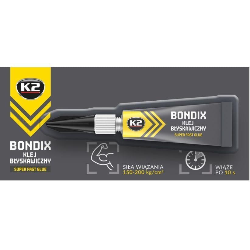 Суперклей K2 Bondix 3 г (EB100/EB101)