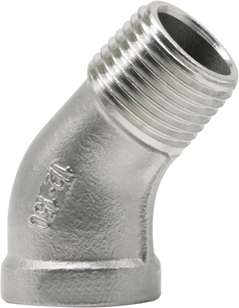 Колено угловое 45° Н/В BSP 2" х BSP 2" нержавеющая сталь AISI316 (27615325)