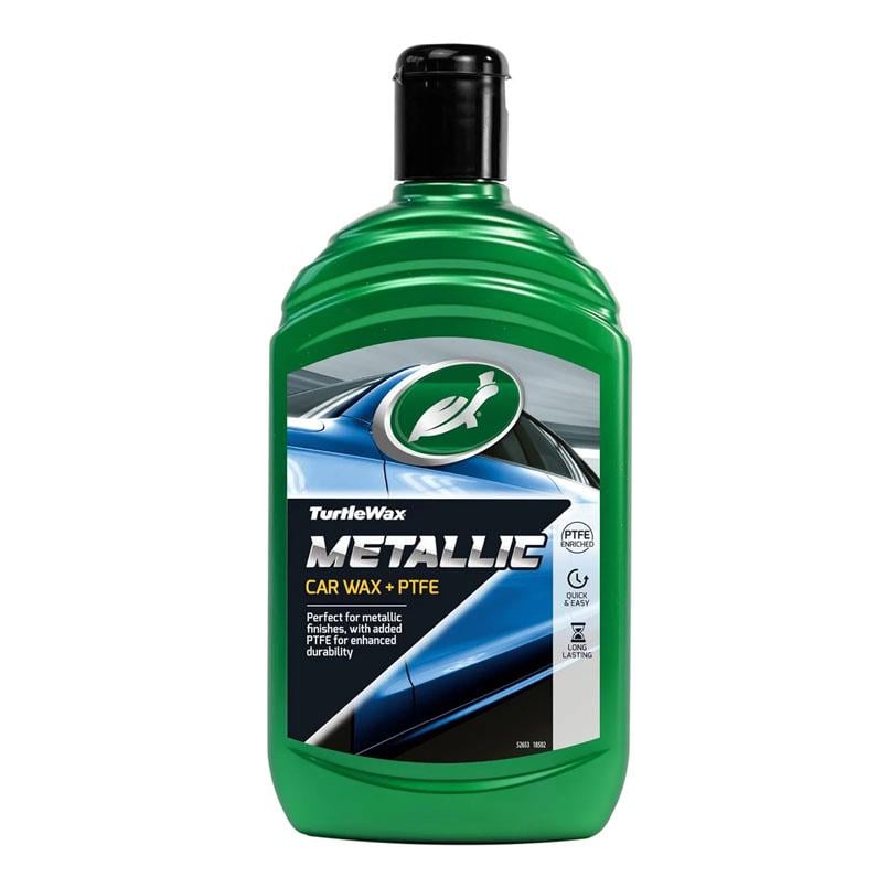Полироль с полифлоном для кузова для краски металлик Turtle Wax Metallic+PTFE, 500мл