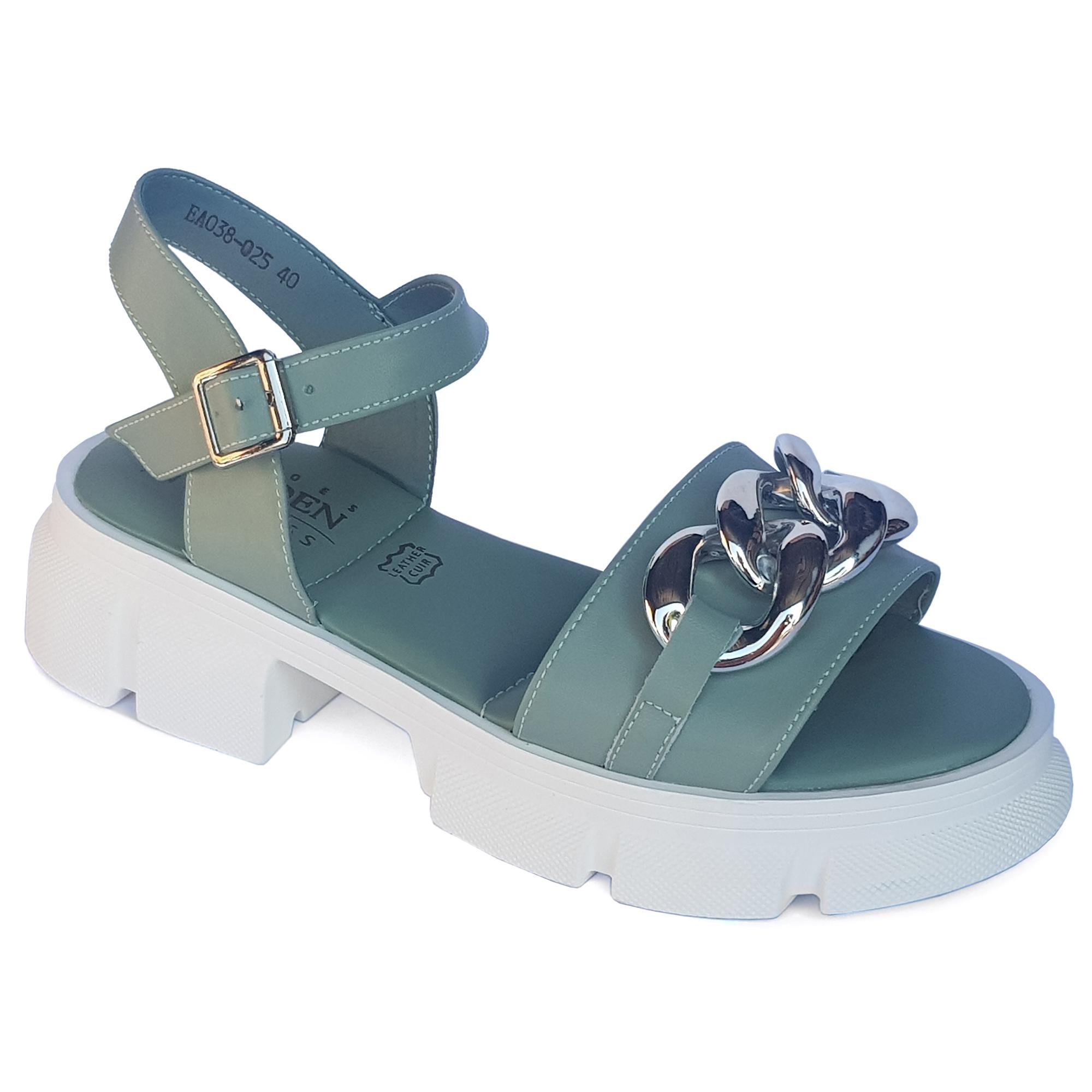 Сандалії жіночі Baden р. 37 Зелений (060091-37)