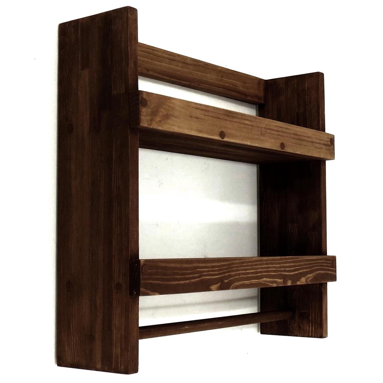 Полка для ванной из дерева Кемберг Капучино (ВНП/003909)