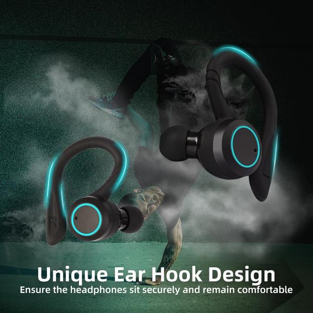 Навушники бездротові TWS Q23 з індикатором заряду Чорний - фото 5 Навушники бездротові TWS Q23 з індикатором заряду Чорний - фото 5