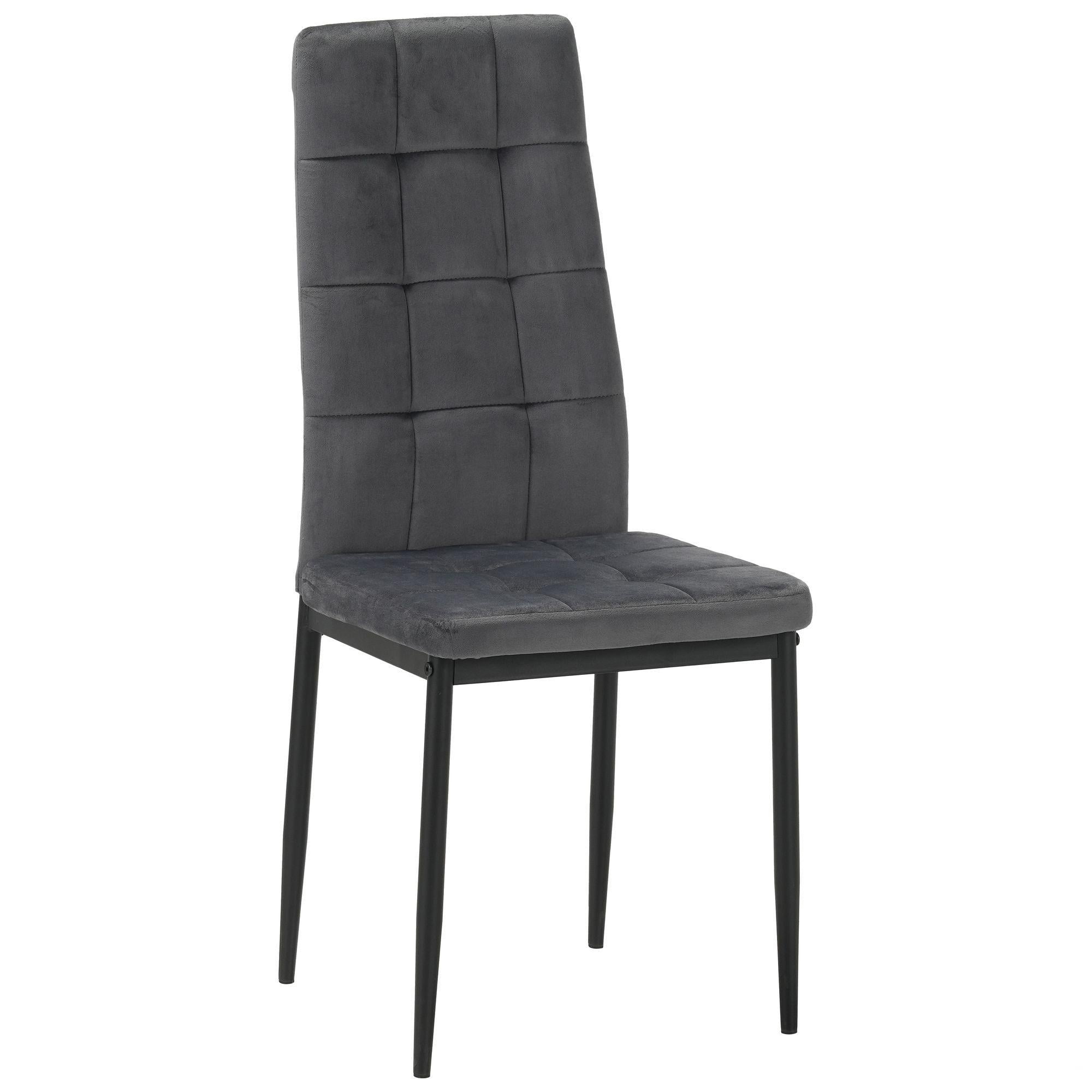 Стул AMF Hunter вельвет Черный/Темно-серый (555766)