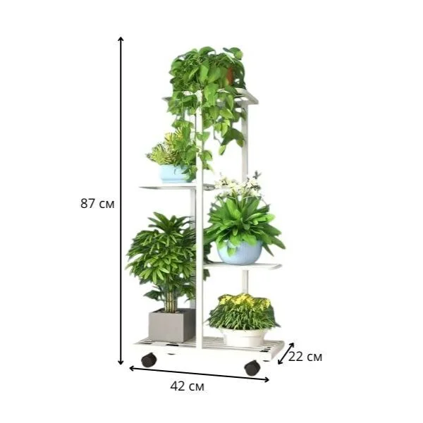 Подставка для растений 87х42х22 см (C01669) - фото 10 Подставка для растений 87х42х22 см (C01669) - фото 10