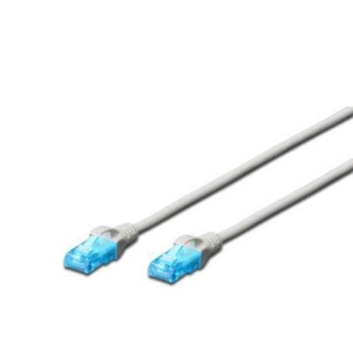 Кабель мережевий Digitus Cat. 5e U-UTP 2 м Сірий (620707)
