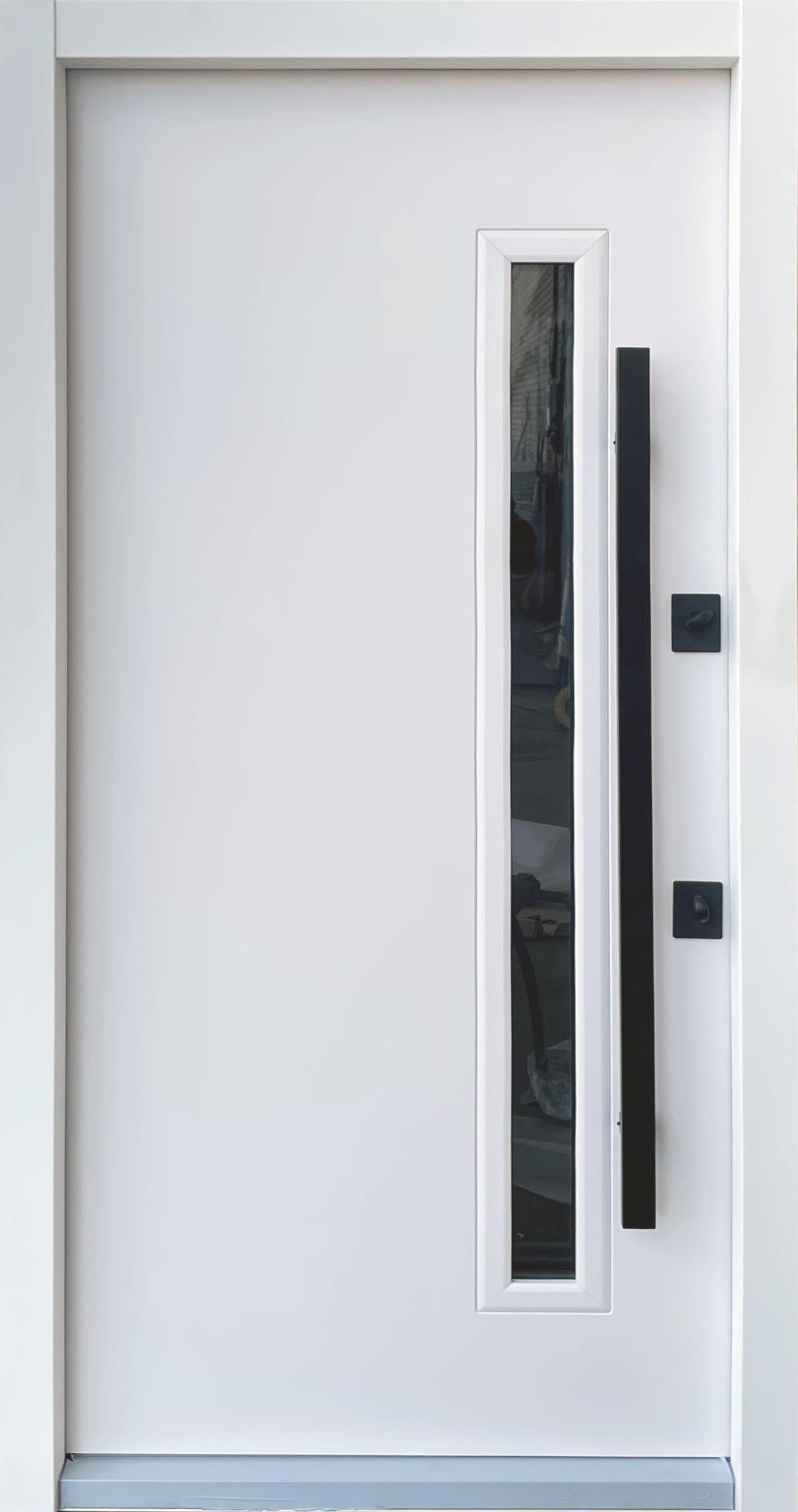 Двері вхідні Страж proof PIO-Z LOFT оцинкована сталь зі склопакетом з терморозривом без лиштви Л/П 970х2040 мм - фото 2 Двері вхідні Страж proof PIO-Z LOFT оцинкована сталь зі склопакетом з терморозривом без лиштви Л/П 970х2040 мм - фото 2