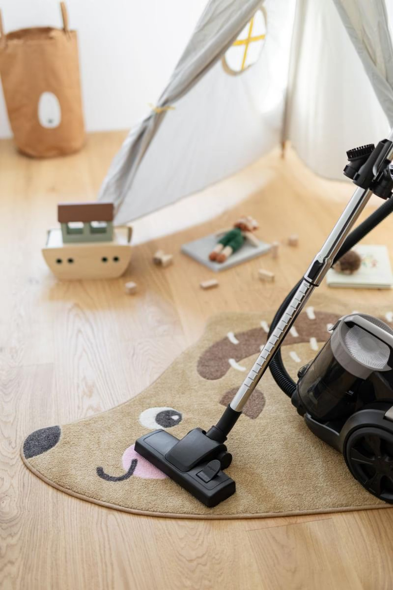 Пылесос сетевой контейнерный с HEPA фильтром для сухой уборки с телескопической трубой 3,3 л 850 Вт Черный (VCE01TABKG) - фото 5