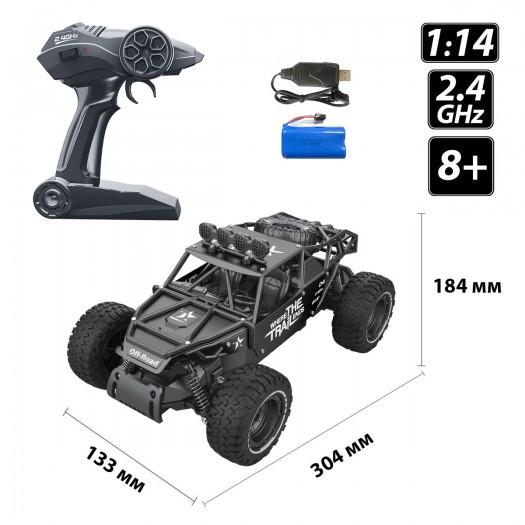 Автомобиль Off-road Crawler Race матовый 1:14 с р/у Черный (SL-309RHMBl-ks) - фото 4