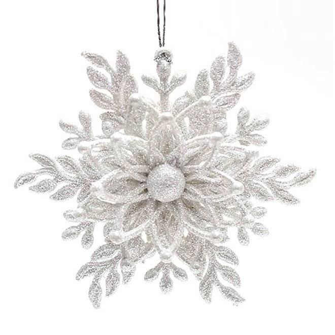Новогодняя подвеска Снежинка (11363)