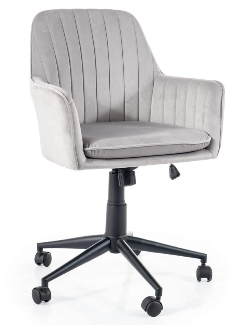 Кресло поворотное офисное Signal Q-886 VELVET Светло-серый (BL.03 OBRQ886VJSZ) Кресло поворотное офисное Signal Q-886 VELVET Светло-серый (BL.03 OBRQ886VJSZ)