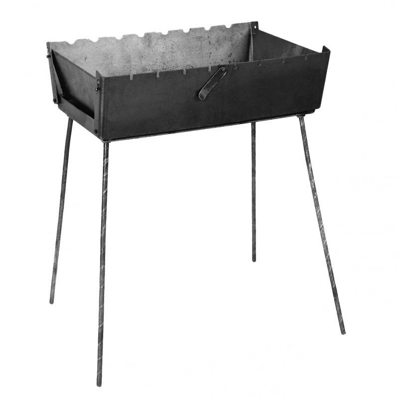 Мангал-валіза на 8 шампурів 450х300х140 мм з чохлом