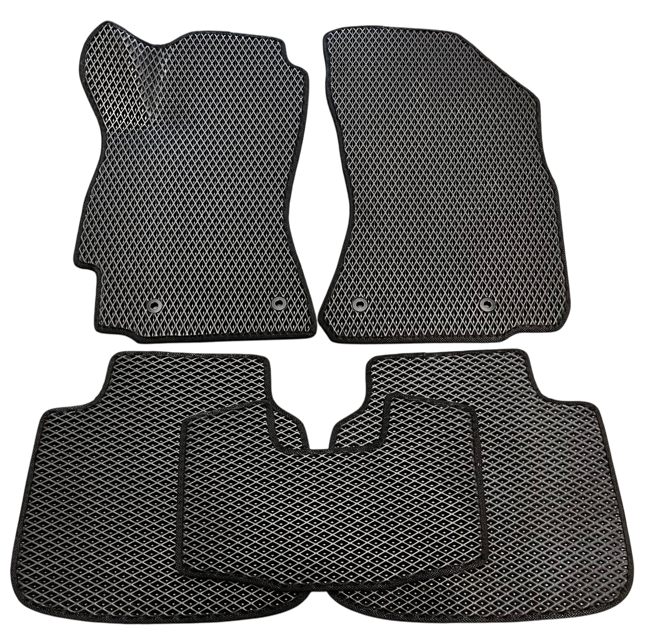 Коврики EVA с 3Д лапой в салон для Subaru Outback V BS 2014-2021 гг. Черный (2430611116)