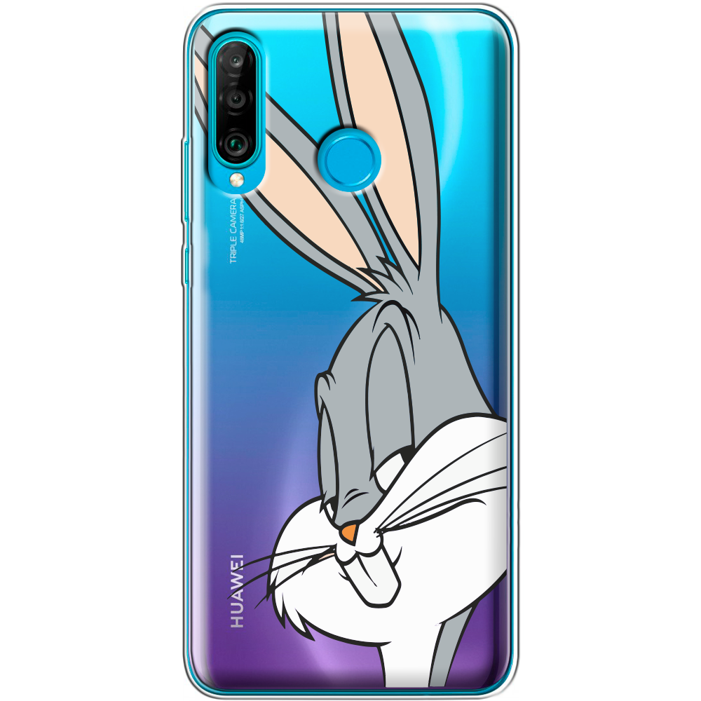 Чехол Boxface Huawei P30 Lite Lucky Rabbit Прозрачный силикон (36871-bk81-36871)