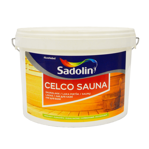 Лак для сауны Sadolin Celco Sauna полуматовый 1 л Прозрачный (1823175097)