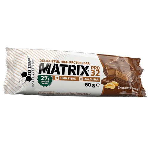 Протеиновый батончик Matrix pro 32 Шоколад с арахисом с низким содержанием сахара 80 г (14283001)