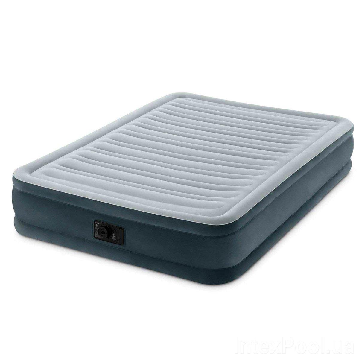 Надувной матрас Intex с электронасосом 191х137х33 см (67768)