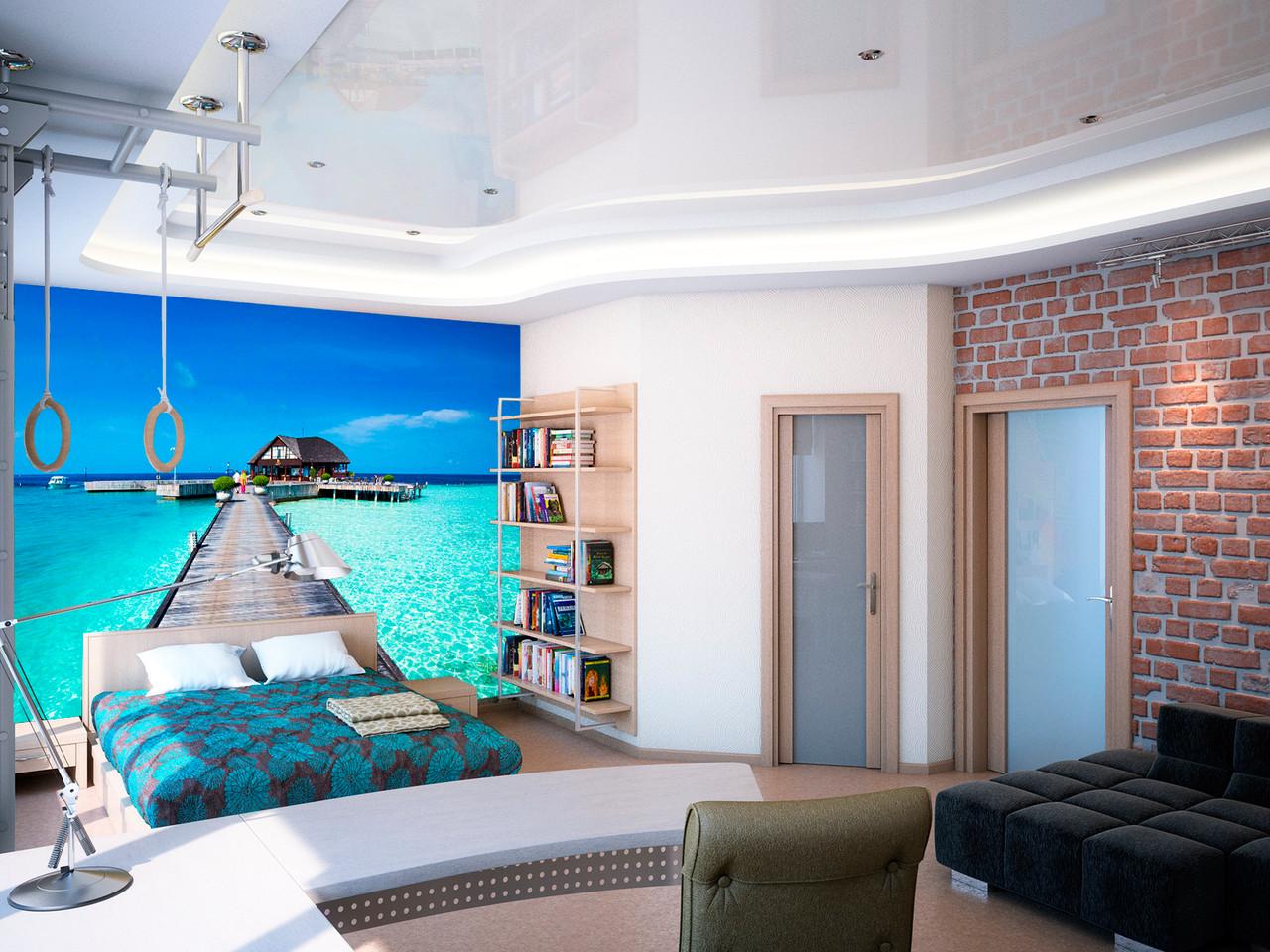 Фотообои флизелиновые для спальни/зала/кухни моющиеся Домик для отдыха - фото 2