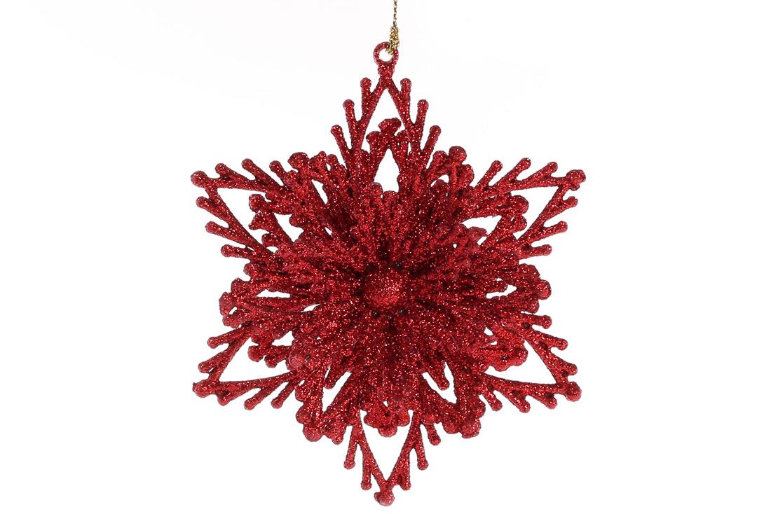 Елочное украшение Снежинка BonaDi (788-522)