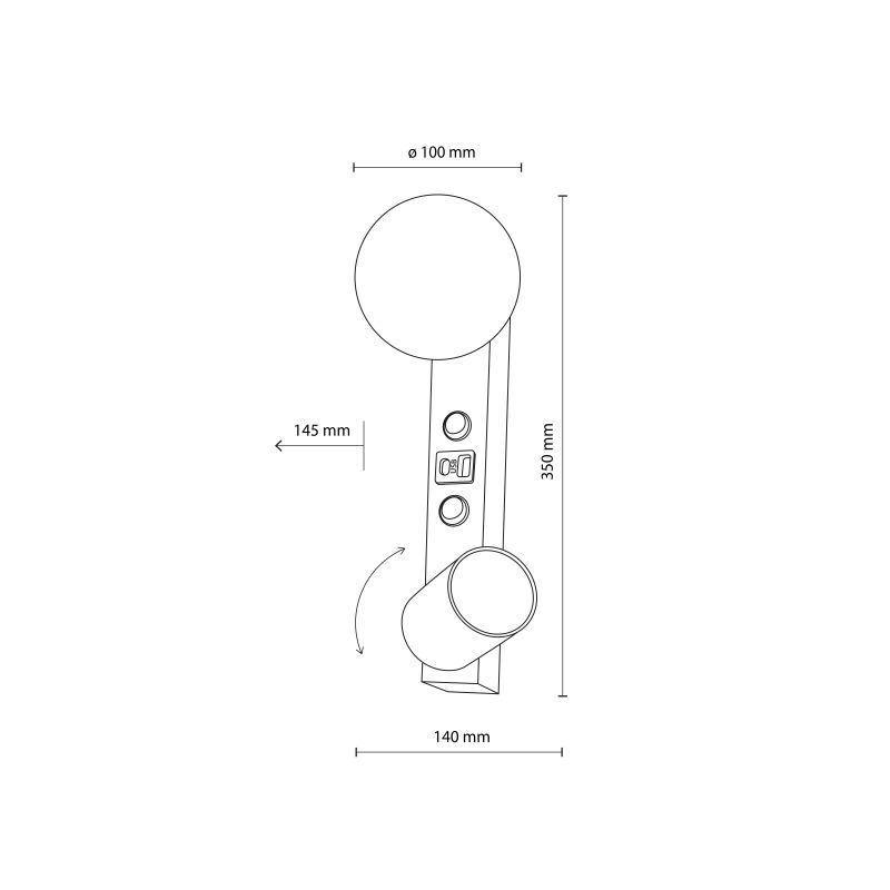 Бра TK Lighting VOX 2 USB (10152) - фото 3