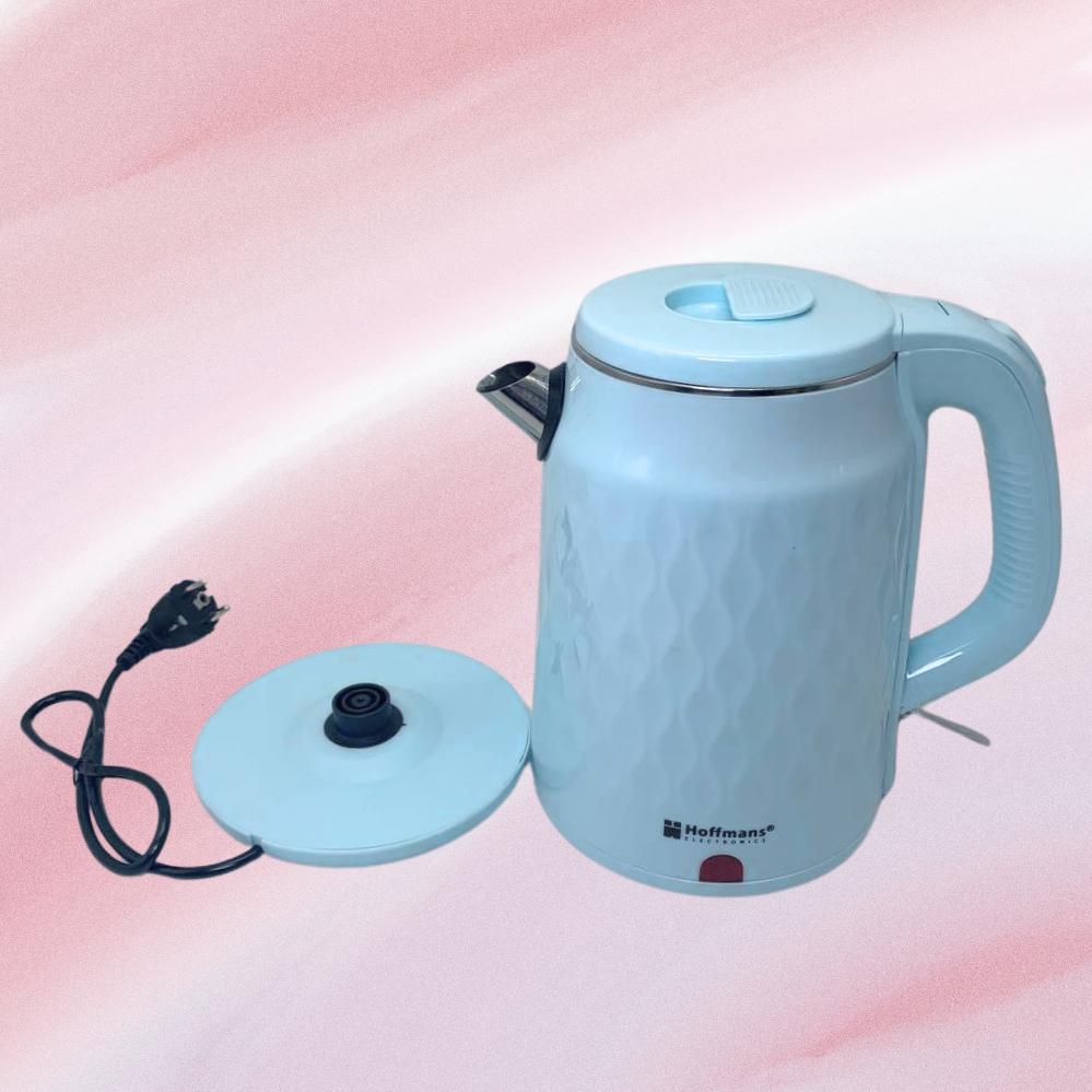 Електрочайник Hoffmans Electronics HM-2542 2000W 2,5 л Блакитний (120.1873.1) - фото 2 Електрочайник Hoffmans Electronics HM-2542 2000W 2,5 л Блакитний (120.1873.1) - фото 2