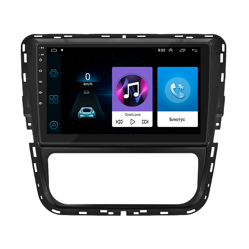 Автомагнітола штатна Lesko для Volkswagen Scirocco III 2008-2014 9" 1/16Gb Wi-Fi GPS Base MOB