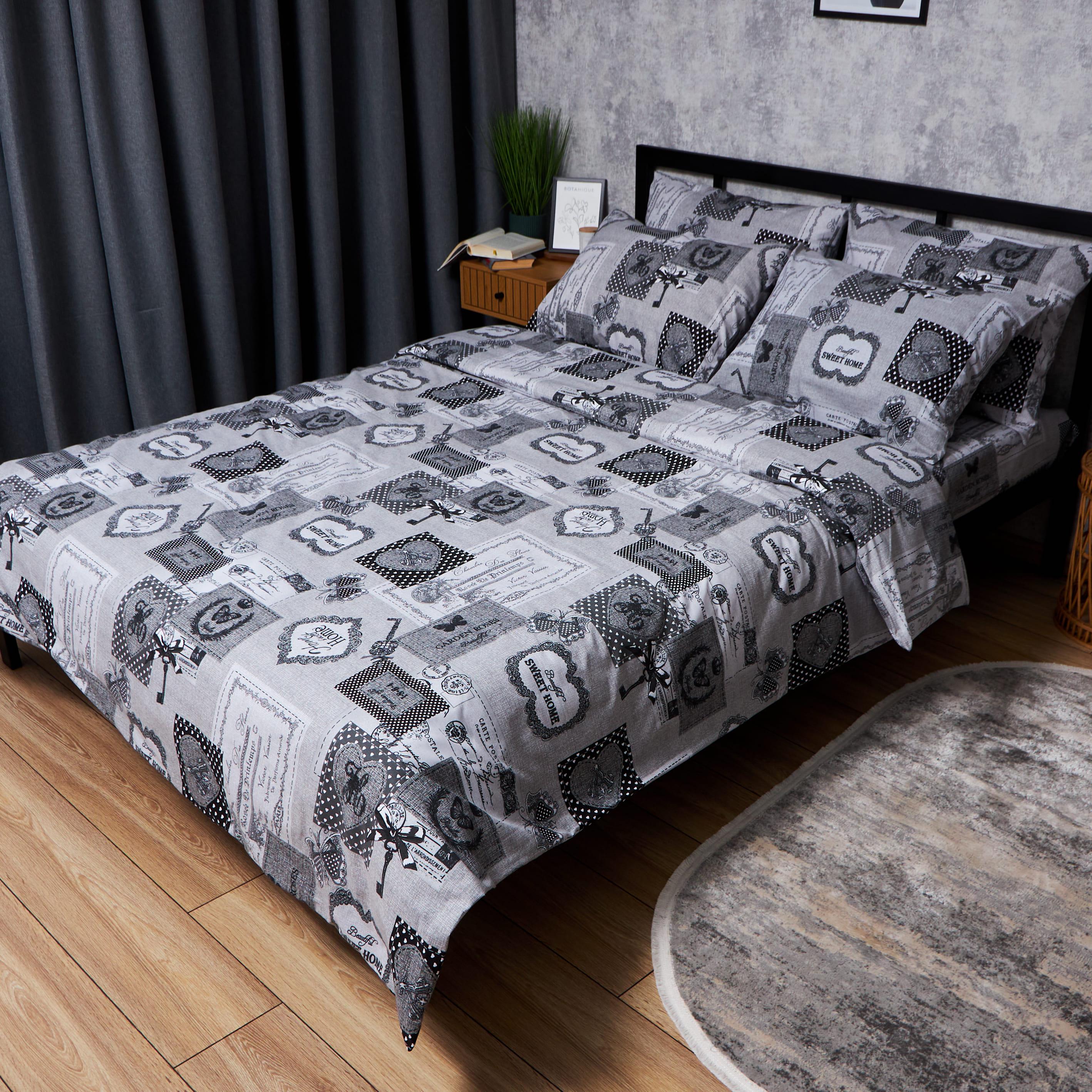 Комплект постельного белья Moon&Star Бязь Gold Люкс Vintage Keys наволочки 2 шт. полуторный 143х210 см (MS-820007297)