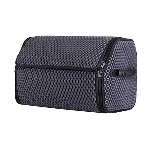 Органайзер в багажник EVA ромб 1 отдел пластиковые ручки на липучке 400х330х250 мм Серый (00000060464) Органайзер в багажник EVA ромб 1 отдел пластиковые ручки на липучке 400х330х250 мм Серый (00000060464)