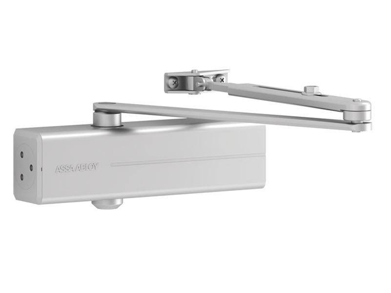 Доводчик дверной ASSA ABLOY DC140 с тягой EN 2-5 1250 мм 100 кг Серебристый