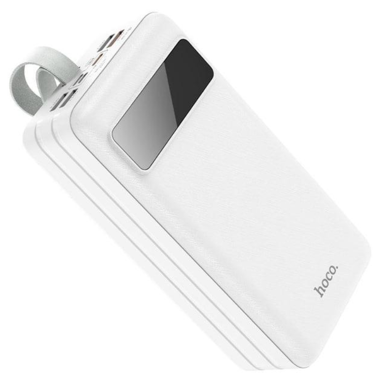 Повербанк Hoco 4USB/Lightning/Type-C J86B QC3.0+PD3.0 зі швидкою зарядкою 60000 mAh 20W Білий - фото 3