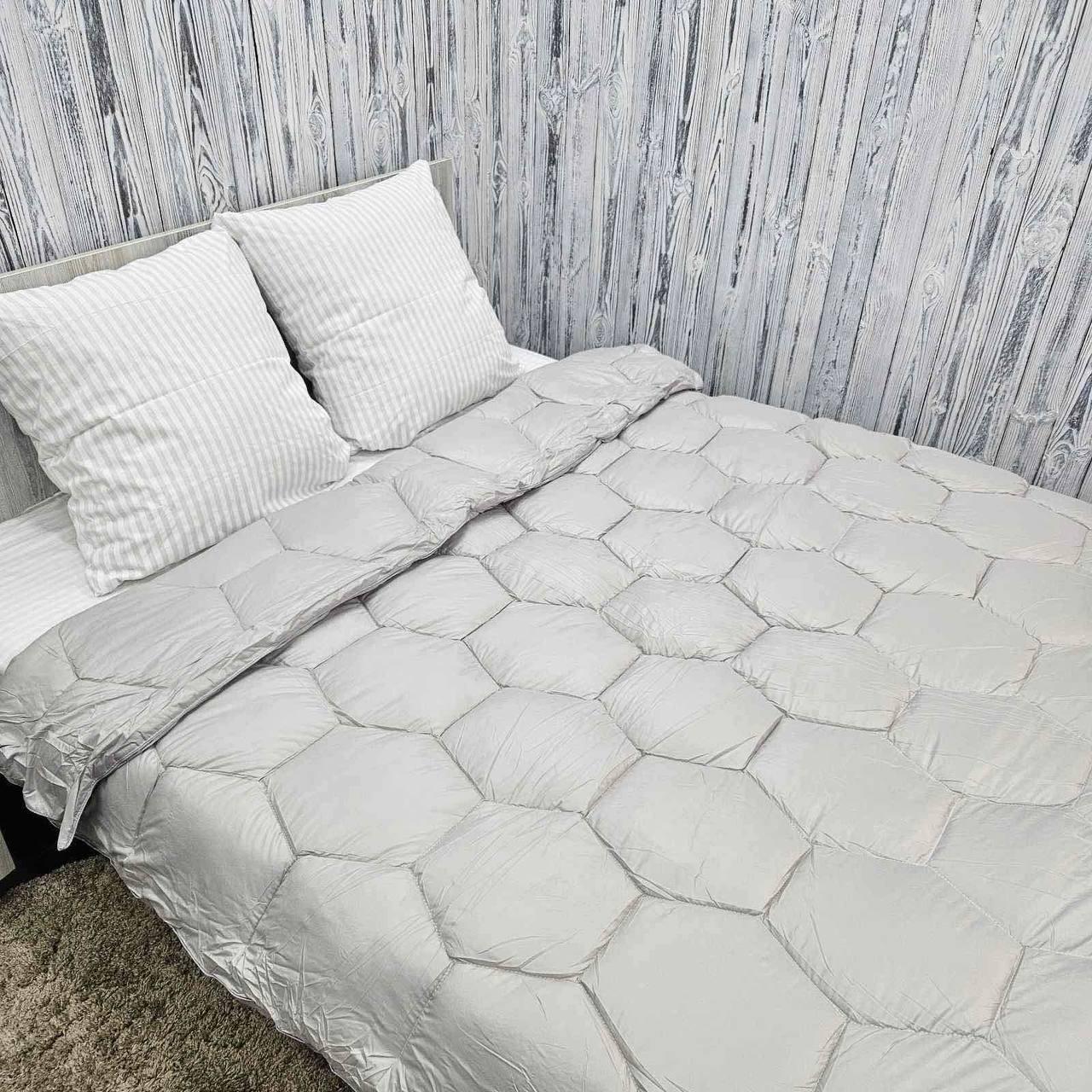 Одеяло Эко-пух евро с искусственным наполнителем 200х210 см Серый (22936415) - фото 5 Одеяло Эко-пух евро с искусственным наполнителем 200х210 см Серый (22936415) - фото 5