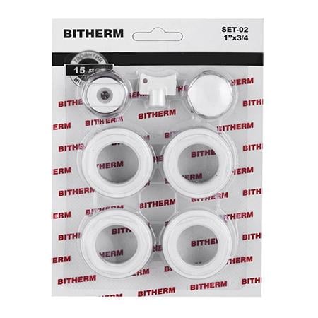 Комплект футорок для радиатора Bitherm SET-02 1"х3/4" (BT0553)