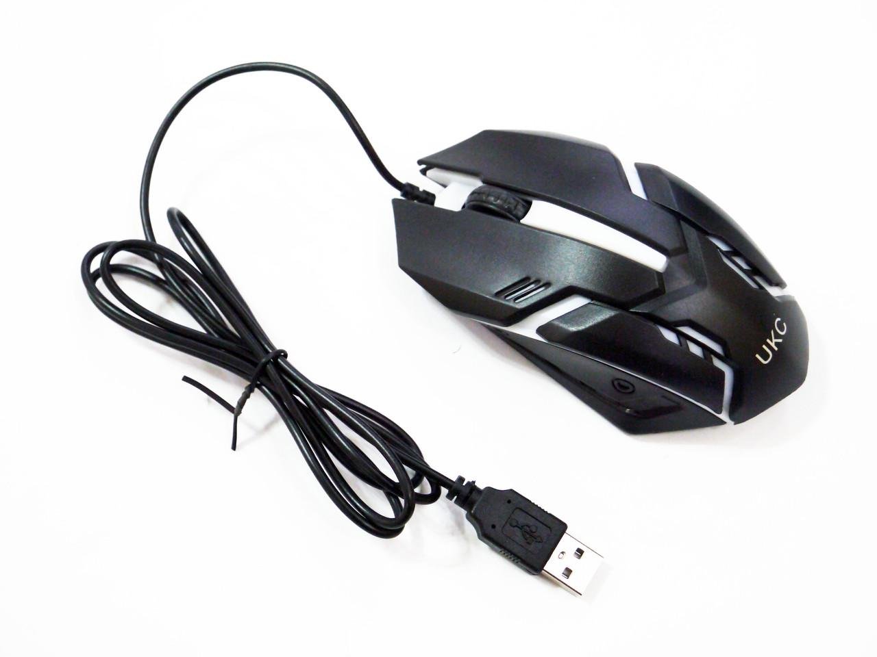 Клавиатура мышка UKC M416 LED (с подсветкой) Keyboard + Мышка (17189) - фото 5