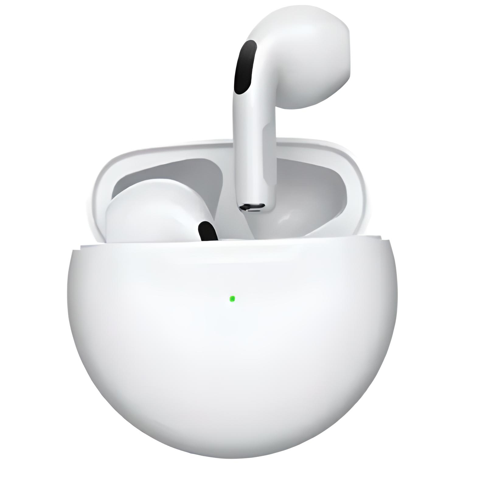 Навушники бездротові TWS Bluetooth 5.0 з мікрофоном в кейсі White (1699)