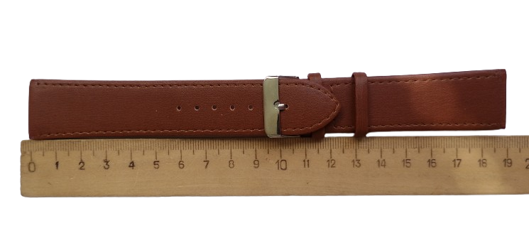 Ремешок для часов Toscana гладкий кожаный 24 мм XXL Коричневый (3606) - фото 3 Ремешок для часов Toscana гладкий кожаный 24 мм XXL Коричневый (3606) - фото 3