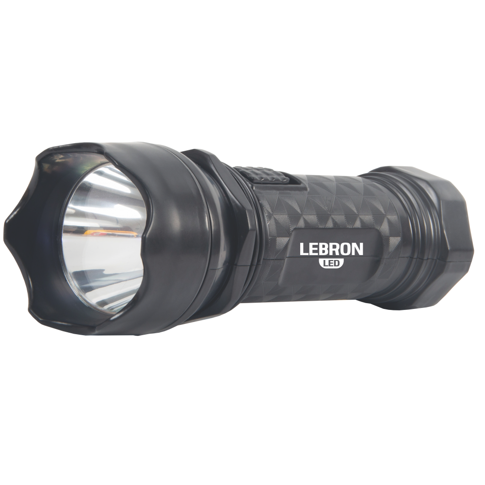 LED-фонарик ручной аккумуляторный Lebron L-HL-12 ABS 1W 250 mAh Черный (28688385)