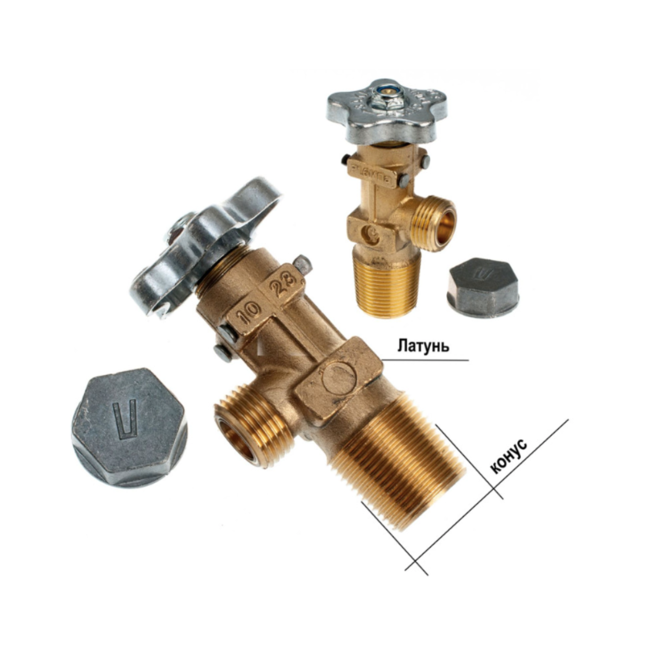 Вентиль балонний пропановий ВБ-2 (Б1022) - фото 2