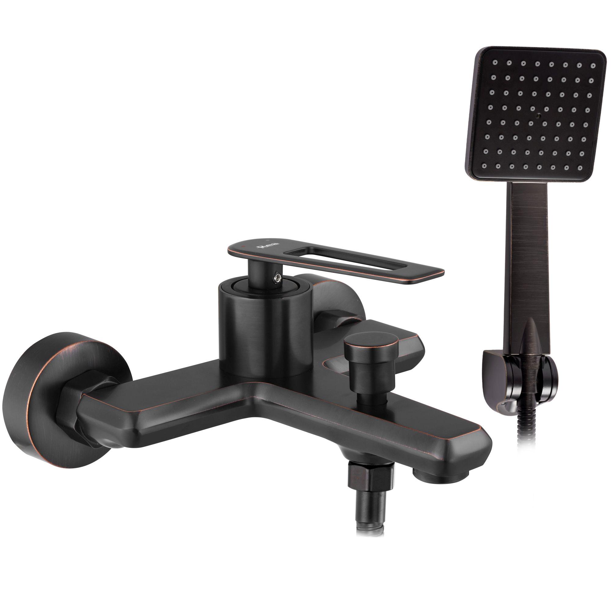 Смеситель для ванны CUBO REA BLADE REA-B9975 однорычажный Черный (133450)