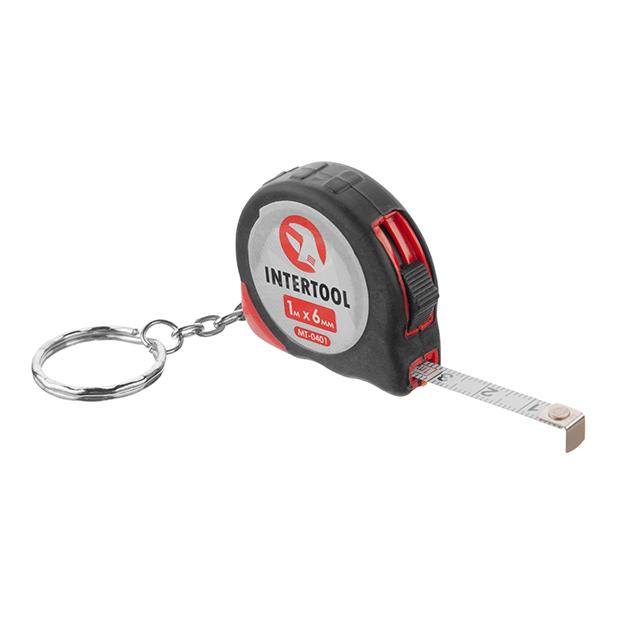 Рулетка с фиксатором Intertool MT-0401 1 м х 6 мм Рулетка с фиксатором Intertool MT-0401 1 м х 6 мм
