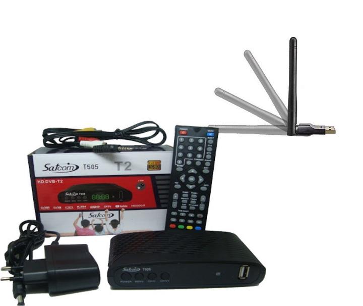 Тюнер SatCom T505 Internet с фунциями медиаплеера и IPTV/WebTV+ WiFi-адаптер на чипе 7601 - фото 2