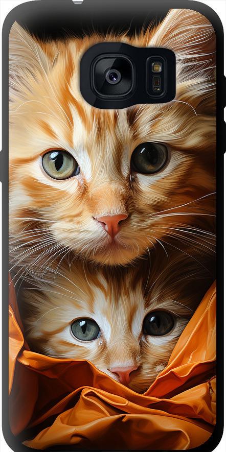 Чехол на Samsung Galaxy S7 Edge G935F Котики 2 (5664b-257-42517)