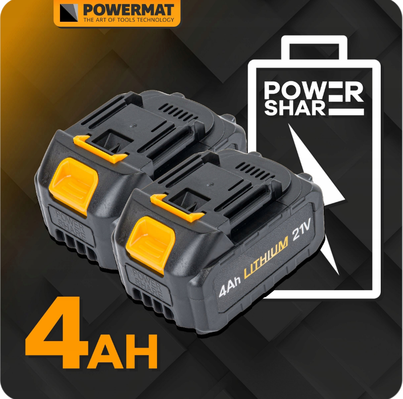 Газонокосилка аккумуляторная Powermat 2 аккумулятора 4Ач (2619870371) - фото 7 Газонокосилка аккумуляторная Powermat 2 аккумулятора 4Ач (2619870371) - фото 7