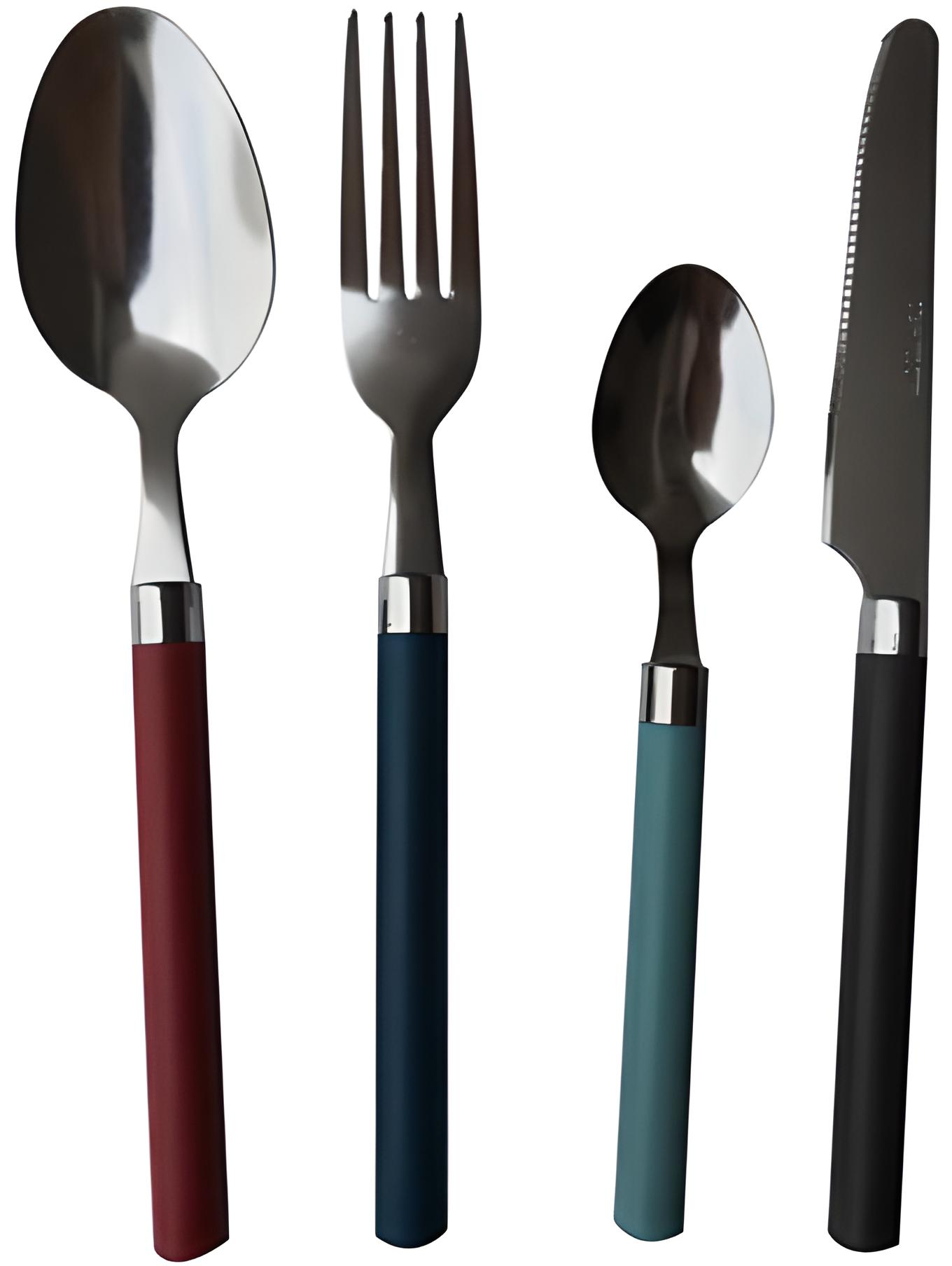 Набор столовых приборов Bergner Jumpy 24 пр. на 6 персон (BG-5380-MT)